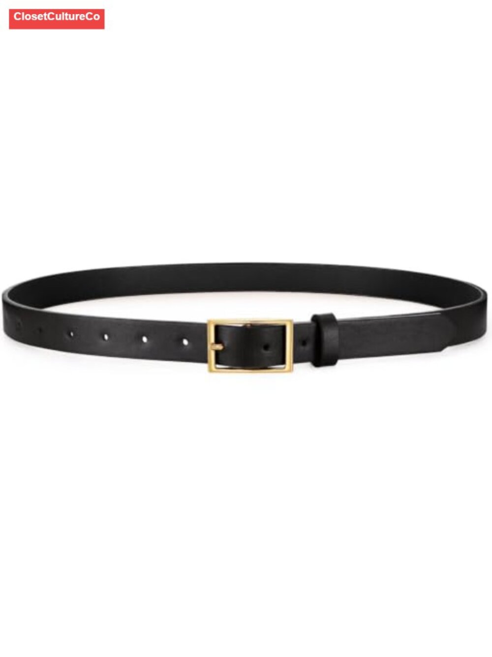 Women's Skinny PU Leather Waist Belt Thin Fashion Belt 0.9 Inch Wide Adjustable